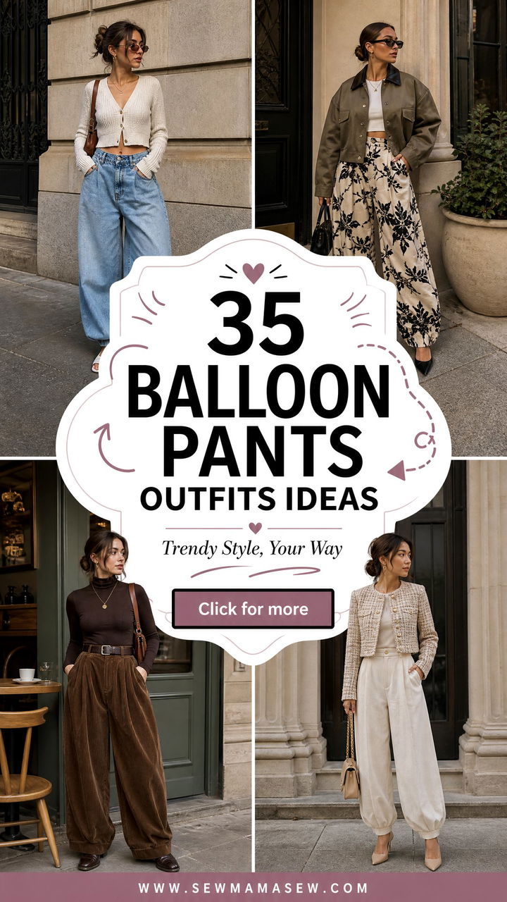 35 Balloon Pants Outfits Ideas Trendy Style Guide - 35 Balloon Pants Outfits Ideas: Trendy Style Guide