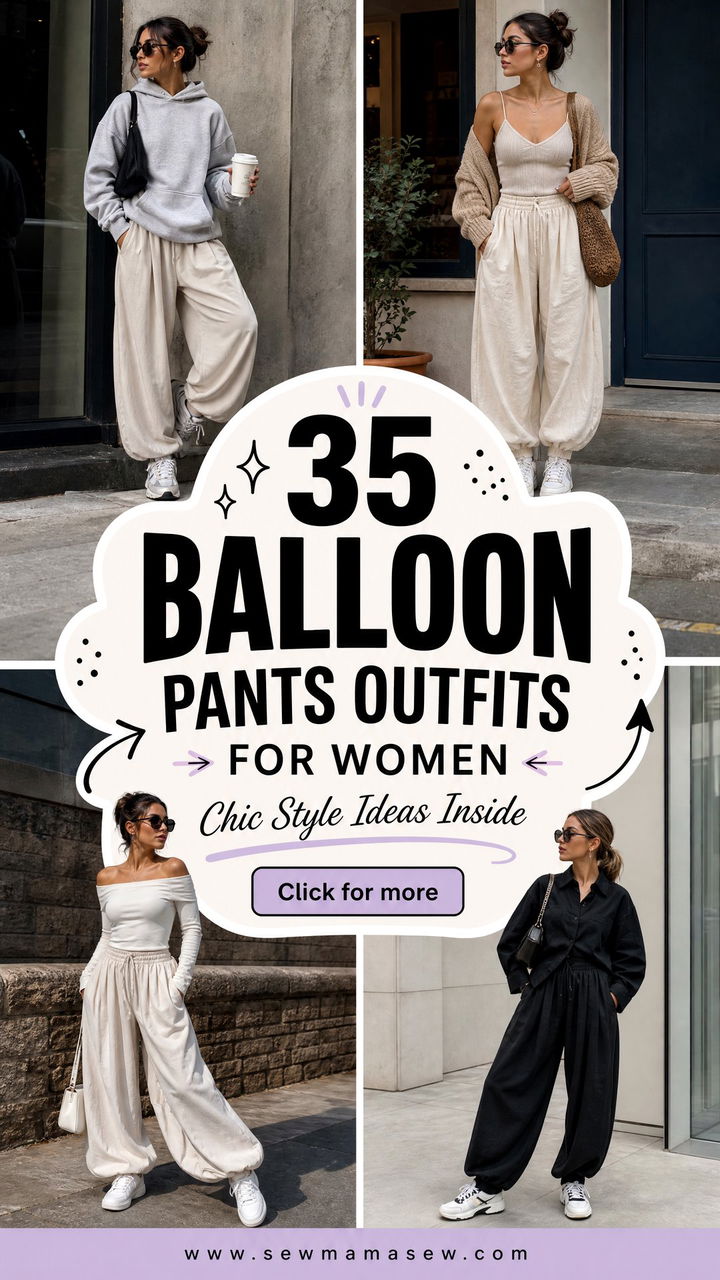 35 Balloon Pants Outfits for Women Chic Style Ideas - 35 Balloon Pants Outfits for Women: Chic Style Ideas