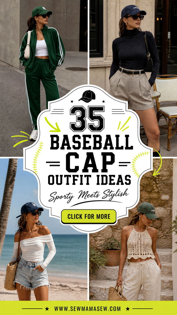 35 Baseball Cap Outfit Ideas Sporty and Stylish Looks - 35 Baseball Cap Outfit Ideas: Sporty & Stylish Looks
