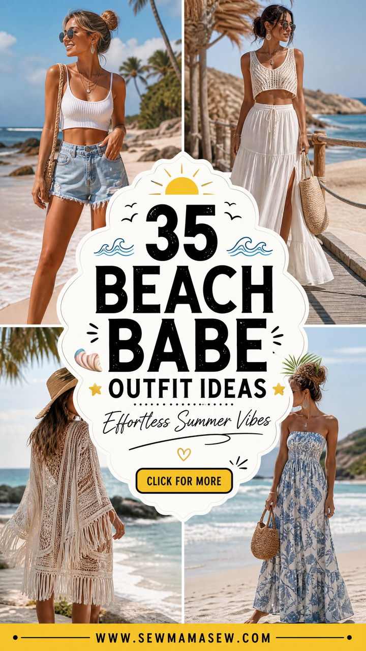 35 Beach Babe Outfit Ideas Effortless Summer Style - 35 Beach Babe Outfit Ideas: Effortless Summer Style