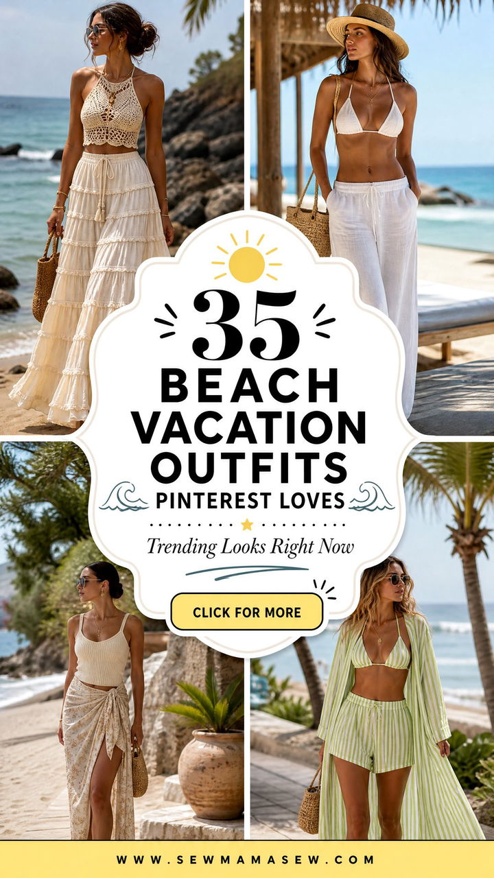 35 Beach Vacation Outfits Pinterest Loves Right Now - 35 Beach Vacation Outfits Pinterest Loves Right Now