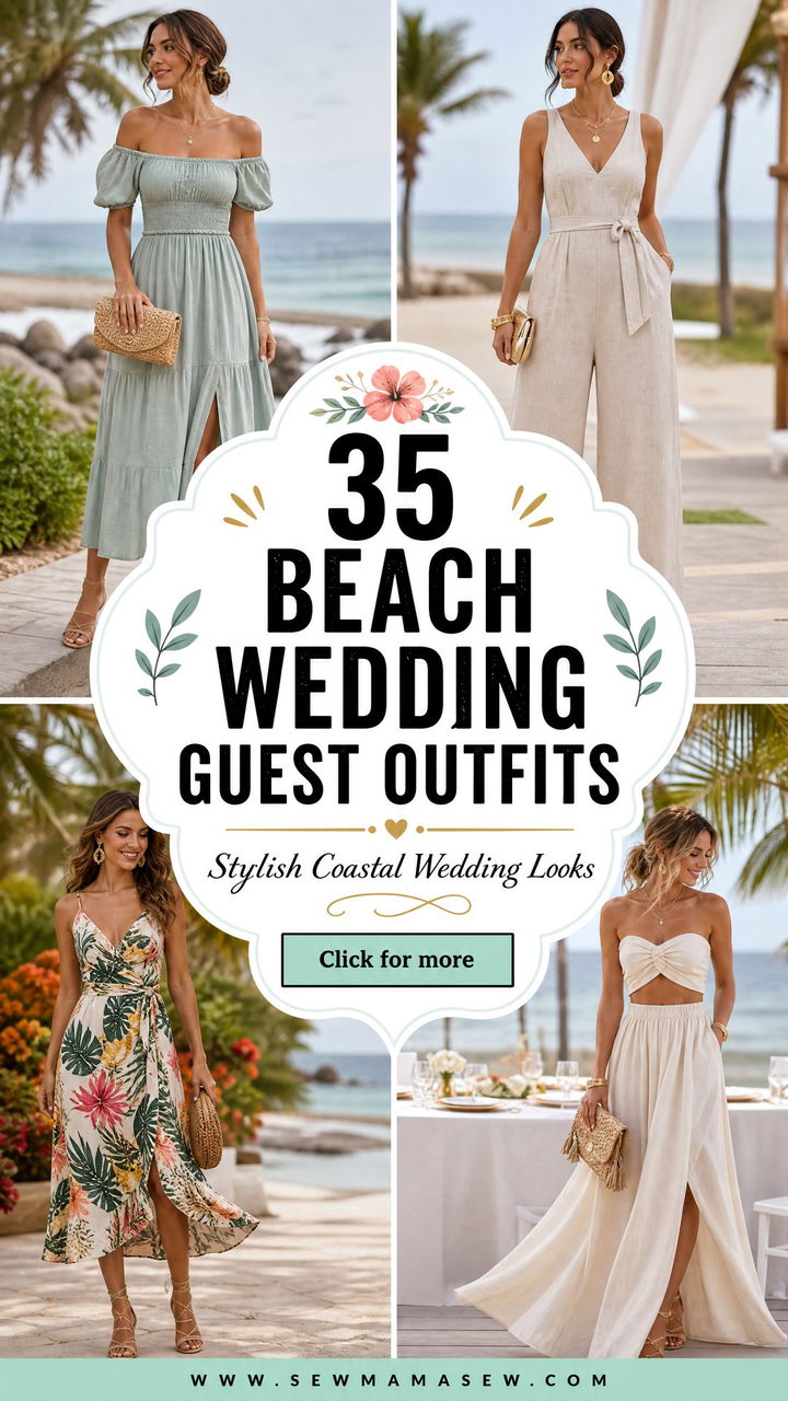 35 Beach Wedding Guest Outfits Stylish Coastal Looks - 35 Beach Wedding Guest Outfits: Stylish Coastal Looks