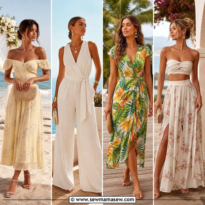 35 Beach Wedding Guest Outfits: Stylish Coastal Looks