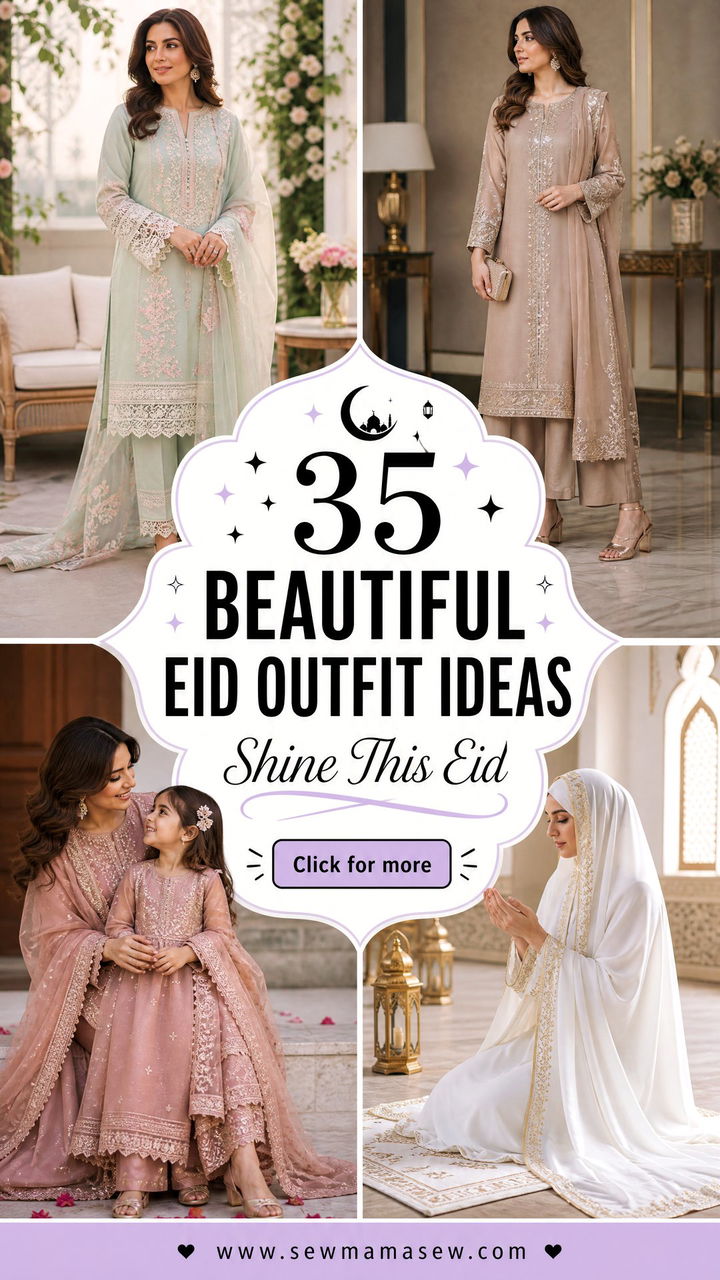 35 Beautiful Eid Outfit Ideas for Moms to Shine - 35 Beautiful Eid Outfit Ideas for Moms to Shine