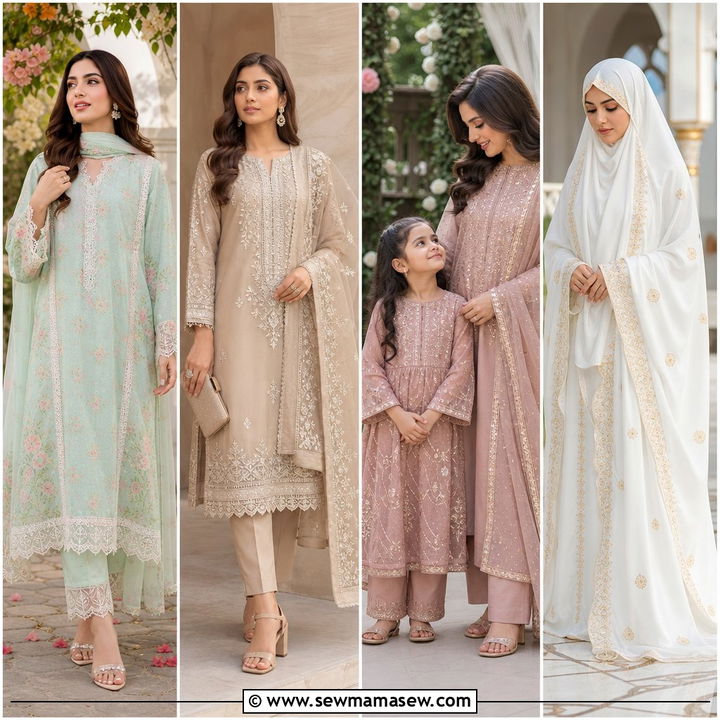 35 Beautiful Eid Outfit Ideas for Moms to Shine