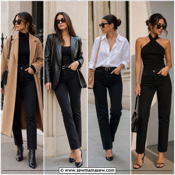35 Black Jeans Outfit Ideas for Women to Rock Daily