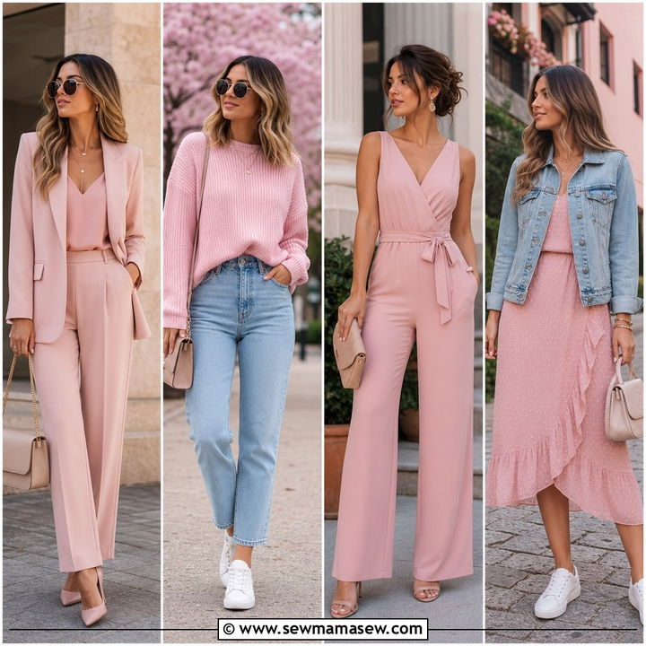 35 Blush Outfit Ideas for a Soft, Romantic Look