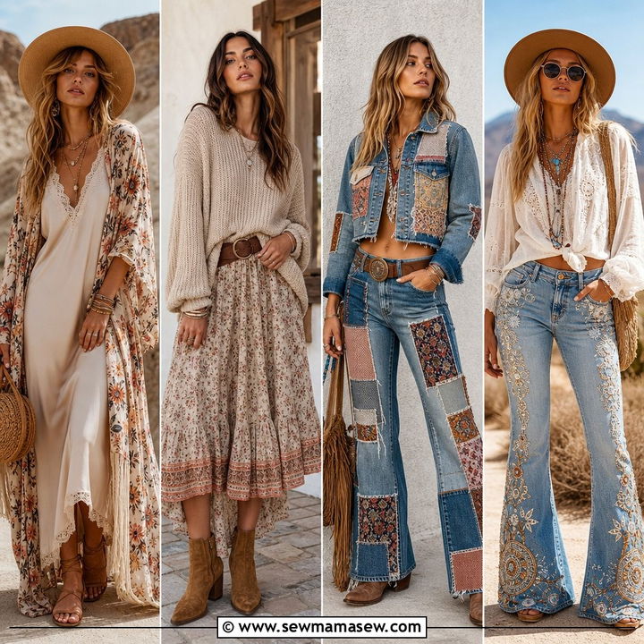 35 Boho Chic Outfits for Women to Try This Season