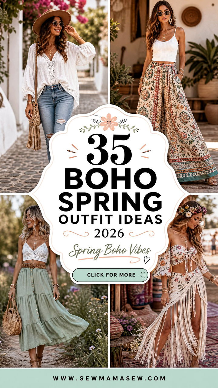35 Boho Spring Outfit Ideas 2026 Youll Love to Wear - 35 Boho Spring Outfit Ideas 2026 You'll Love to Wear