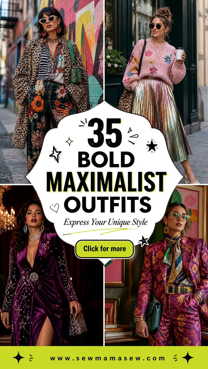 35 Bold Maximalist Outfits to Express Your Unique Style - 35 Bold Maximalist Outfits to Express Your Unique Style