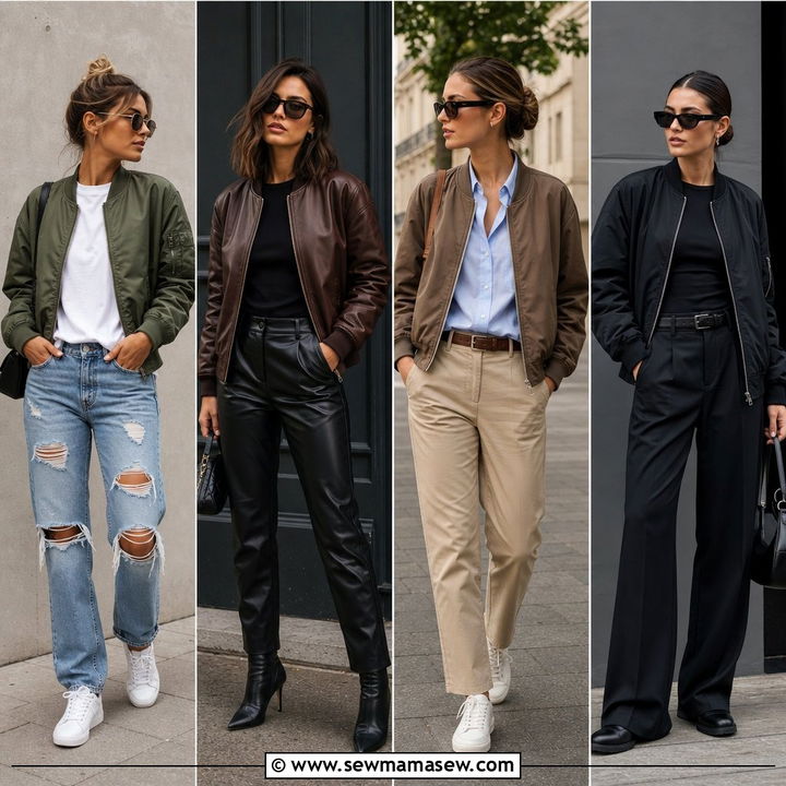 35 Bomber Jacket Outfit Ideas for Women to Try Now