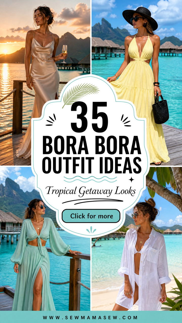 35 Bora Bora Outfit Ideas for a Tropical Getaway - 35 Bora Bora Outfit Ideas for a Tropical Getaway