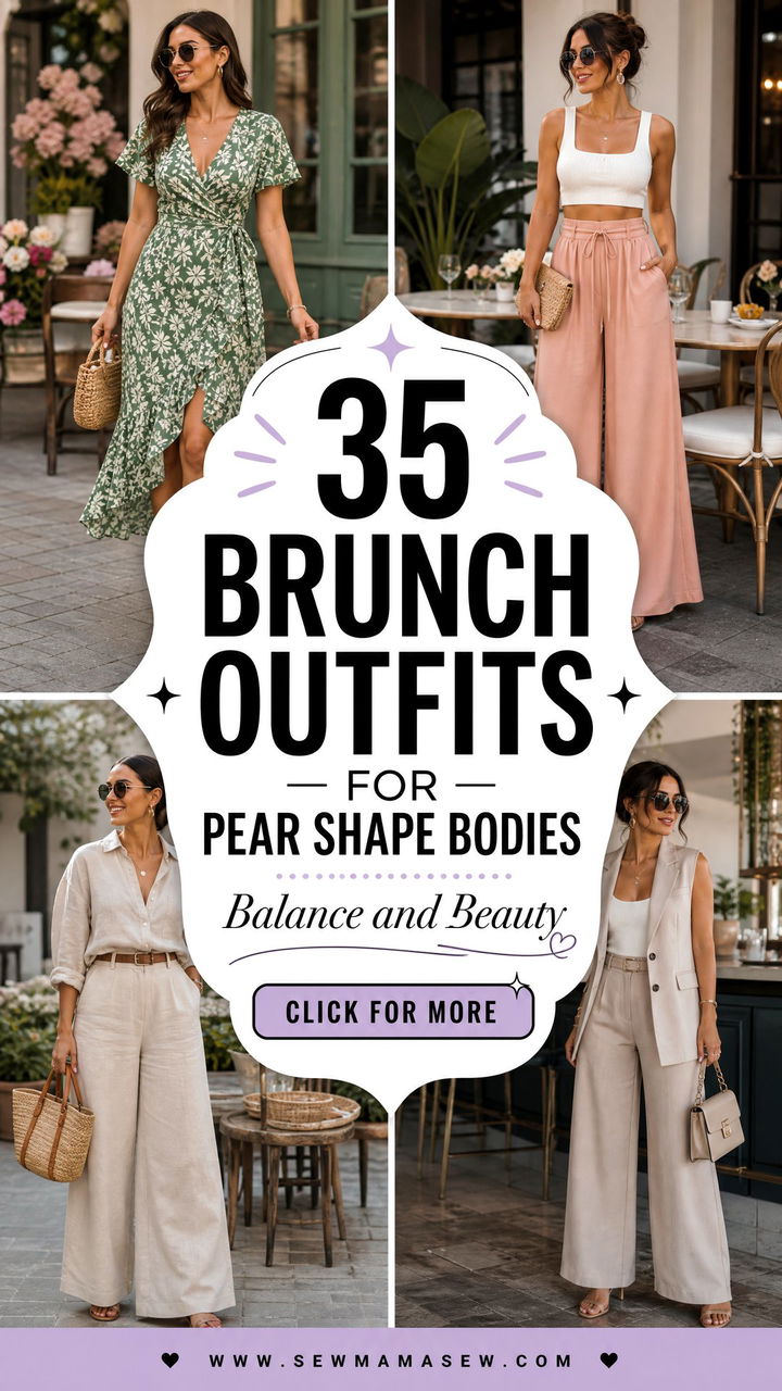 35 Brunch Outfits for Pear Shape Bodies - 35 Brunch Outfits for Pear Shape Bodies