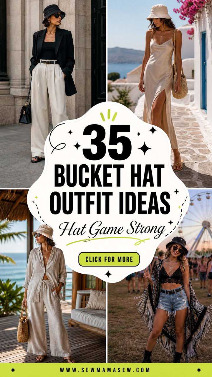 35 Bucket Hat Outfit Ideas for Trendy Looks - 35 Bucket Hat Outfit Ideas for Trendy Looks