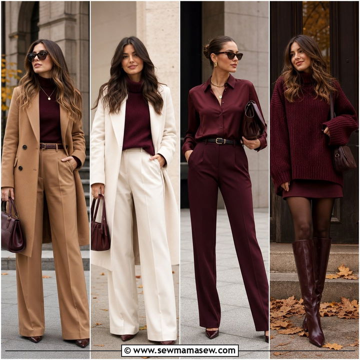 35 Burgundy Outfit Ideas for Effortless Glam