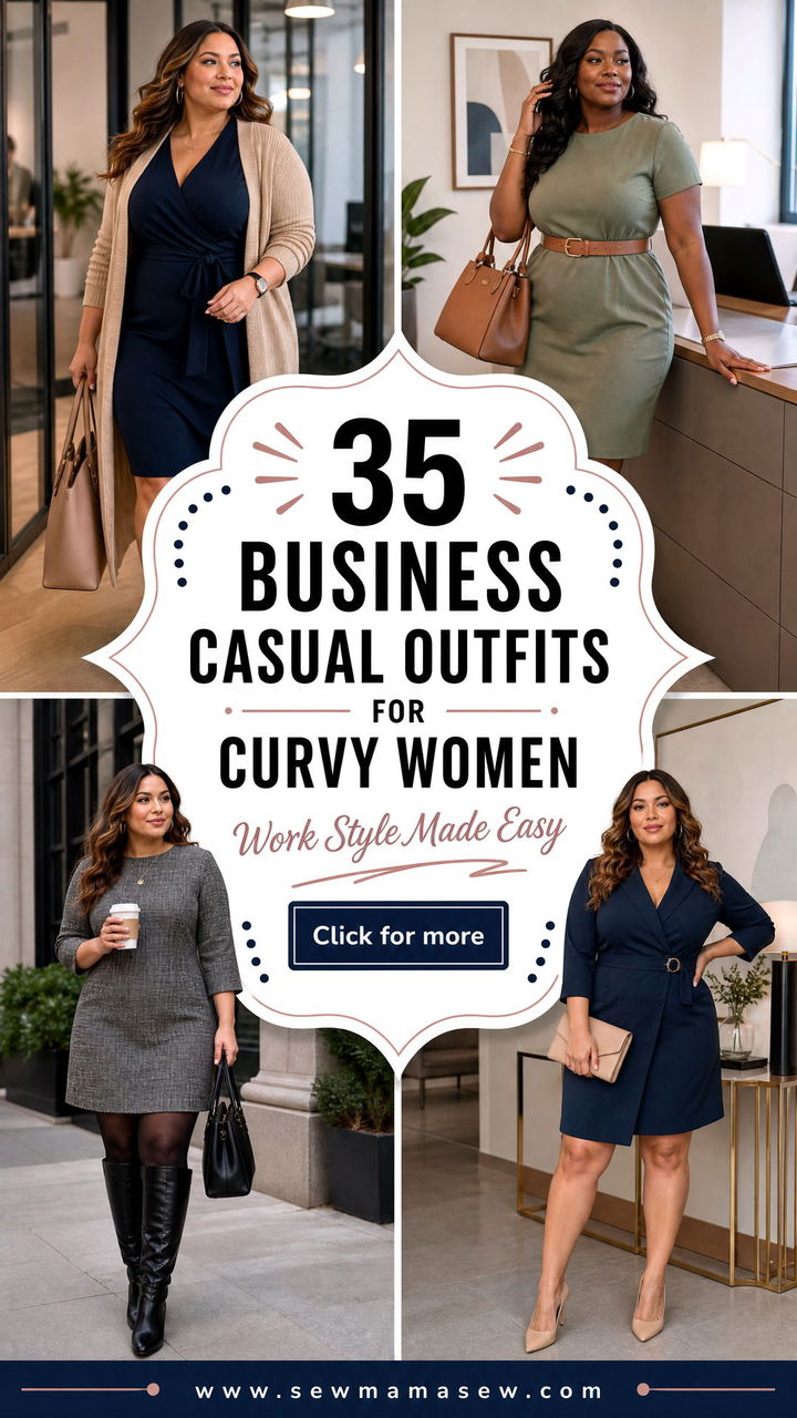 35 Business Casual Outfits for Curvy Women - 35 Business Casual Outfits for Curvy Women