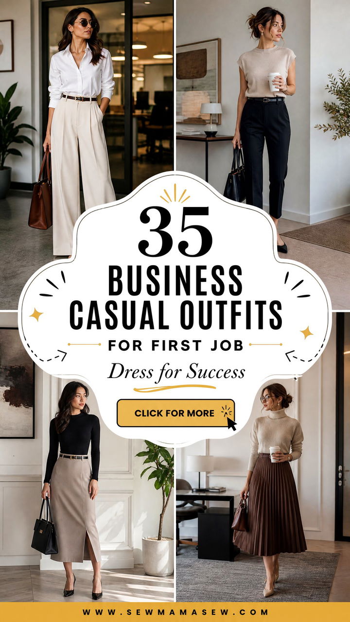 35 Business Casual Outfits for First Job Success - 35 Business Casual Outfits for First Job Success