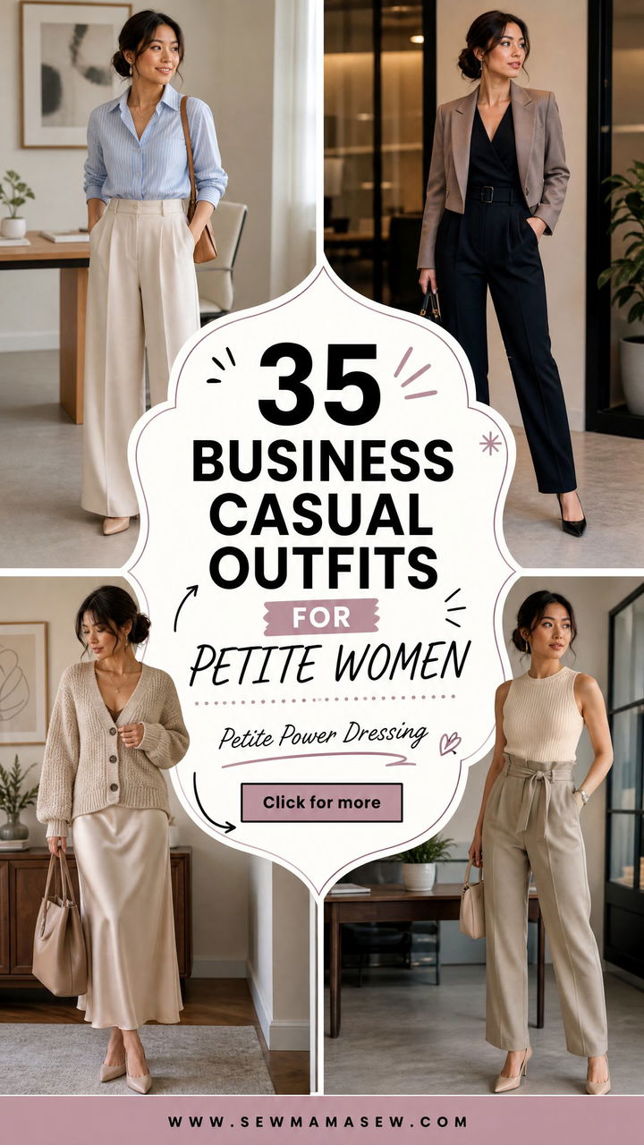 35 Business Casual Outfits for Petite Women - 35 Business Casual Outfits for Petite Women