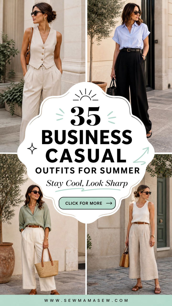 35 Business Casual Outfits for Summer Heat - 35 Business Casual Outfits for Summer Heat