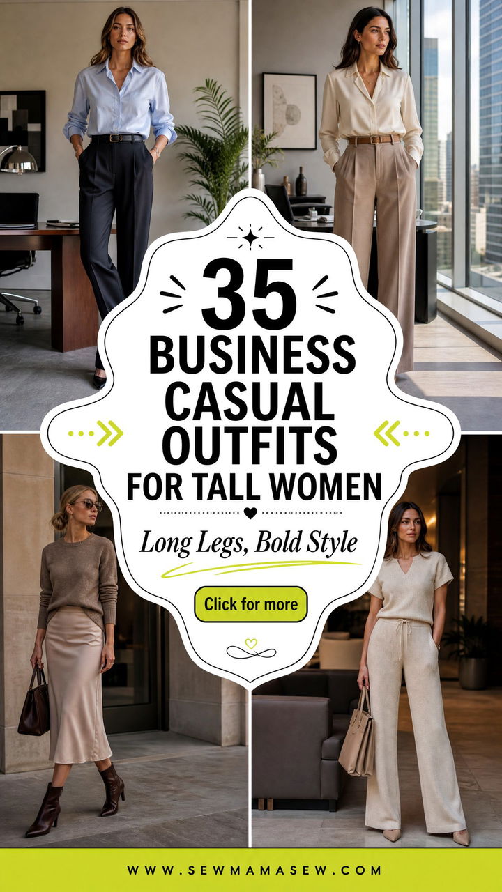 35 Business Casual Outfits for Tall Women to Try - 35 Business Casual Outfits for Tall Women to Try