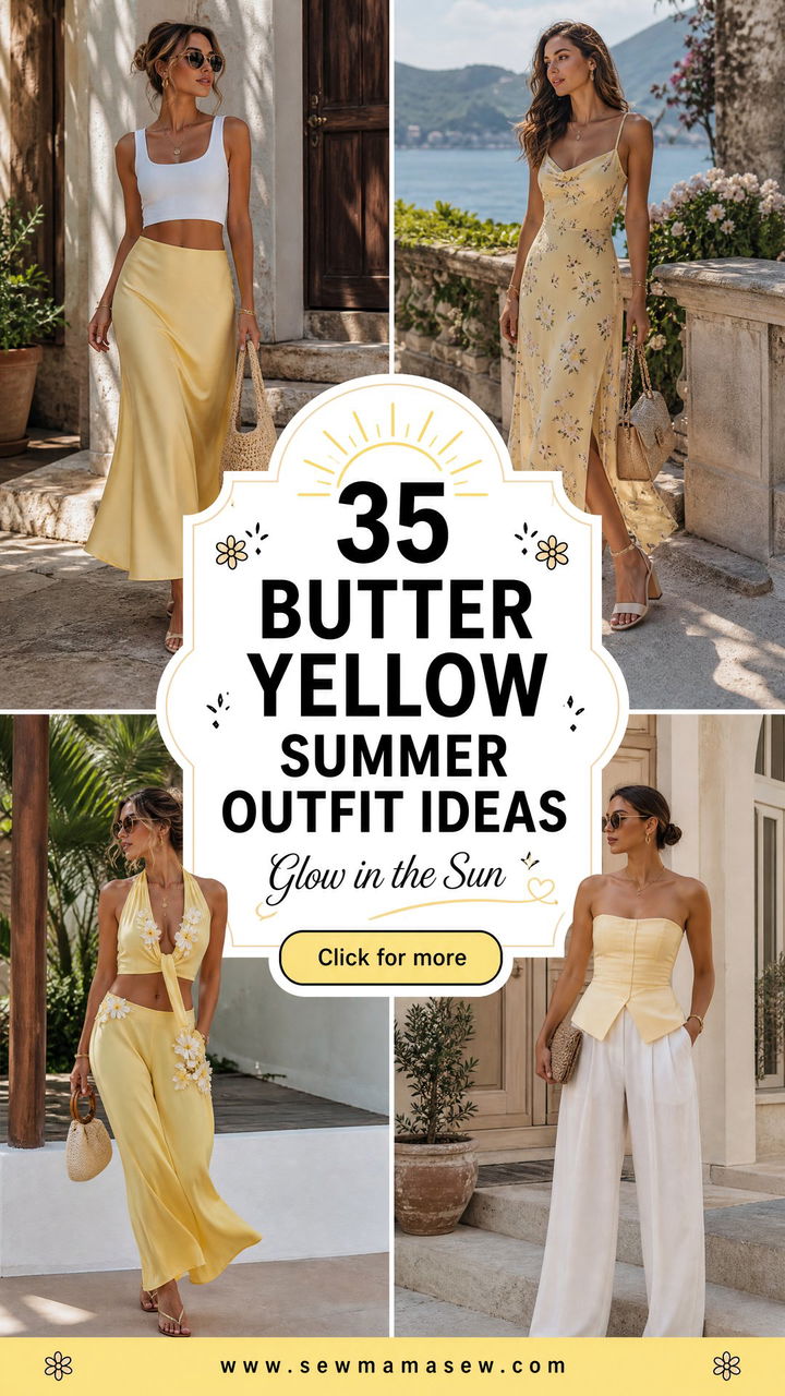 35 Butter Yellow Summer Outfit Ideas to Glow In - 35 Butter Yellow Summer Outfit Ideas to Glow In
