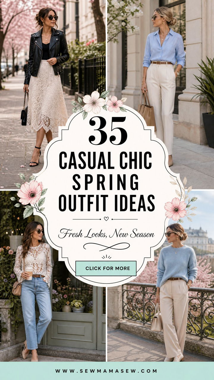 35 Casual Chic Spring Outfit Ideas 2026 to Try Now - 35 Casual Chic Spring Outfit Ideas 2026 to Try Now