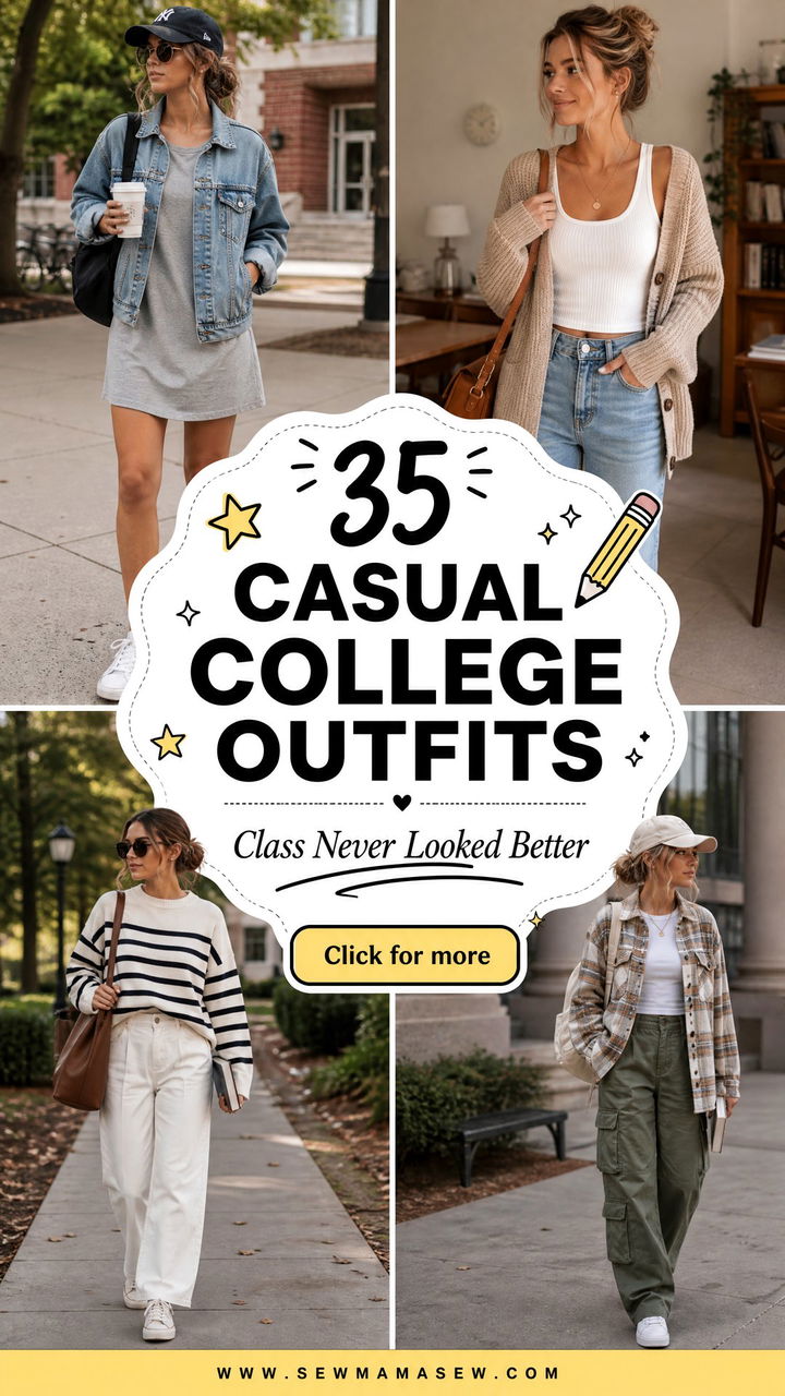 35 Casual College Outfits for Effortless Campus Style - 35 Casual College Outfits for Effortless Campus Style