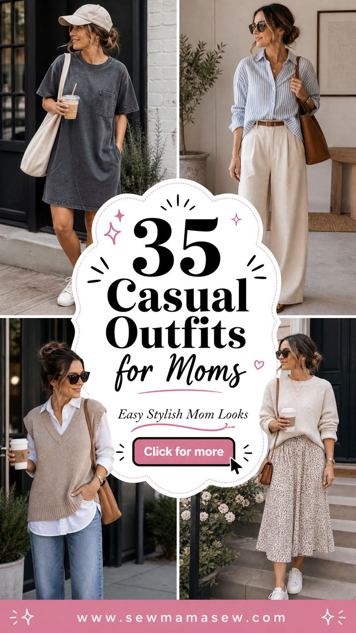 35 Casual Outfits for Moms Easy and Stylish Looks - 35 Casual Outfits for Moms: Easy & Stylish Looks
