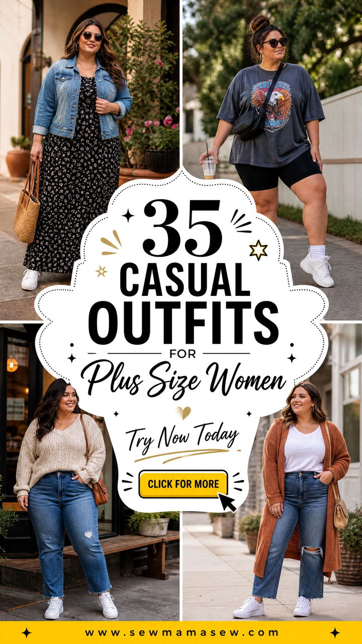 35 Casual Outfits for Plus Size Women to Try Now - 35 Casual Outfits for Plus Size Women to Try Now