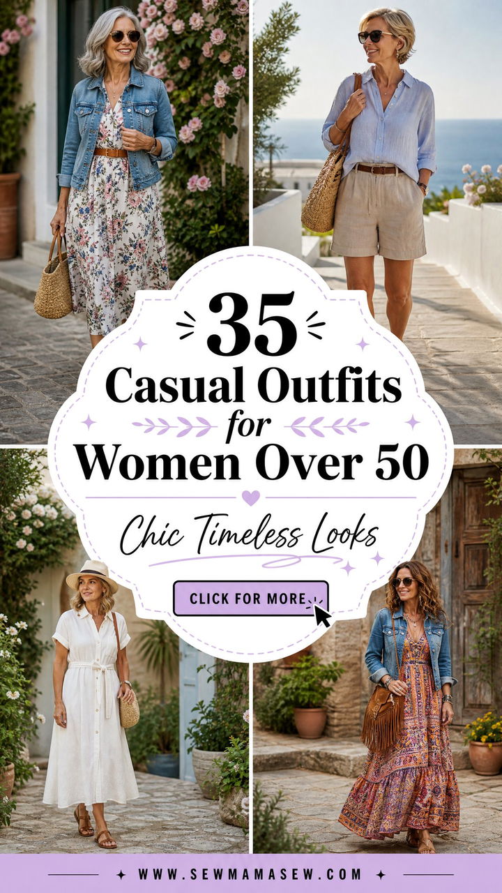35 Casual Outfits for Women Over 50 Chic and Timeless - 35 Casual Outfits for Women Over 50: Chic & Timeless