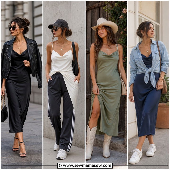 35 Casual Slip Dress Outfits to Style Effortlessly