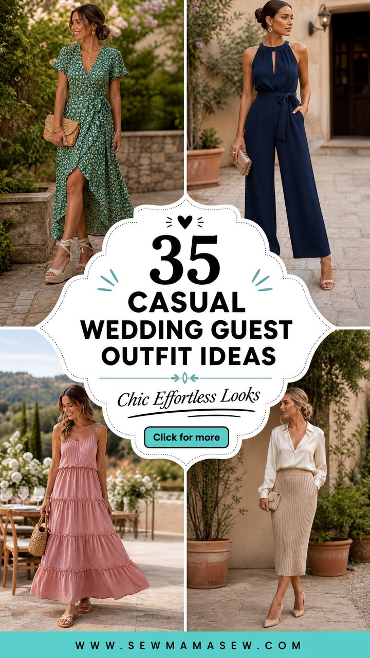 35 Casual Wedding Guest Outfit Ideas Chic and Effortless Looks - 35 Casual Wedding Guest Outfit Ideas: Chic & Effortless Looks