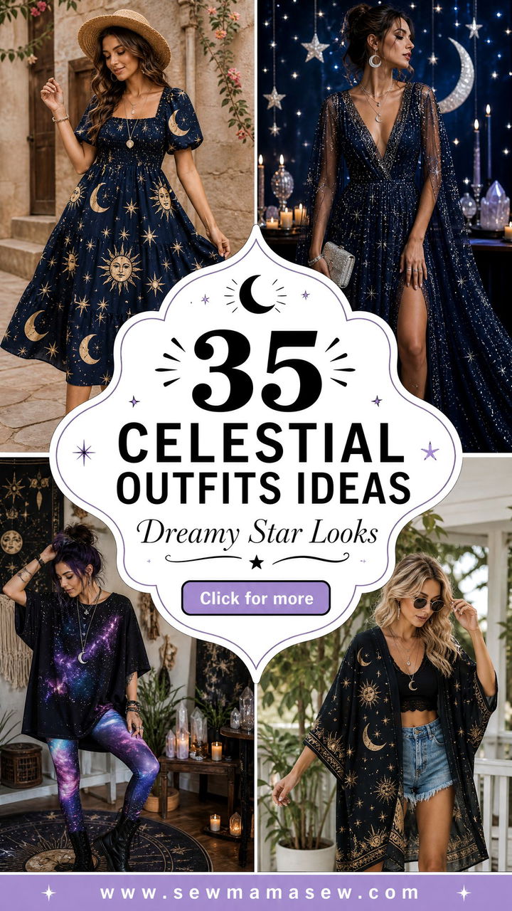 35 Celestial Outfits Ideas Dreamy Star-Inspired Looks - 35 Celestial Outfits Ideas: Dreamy Star-Inspired Looks