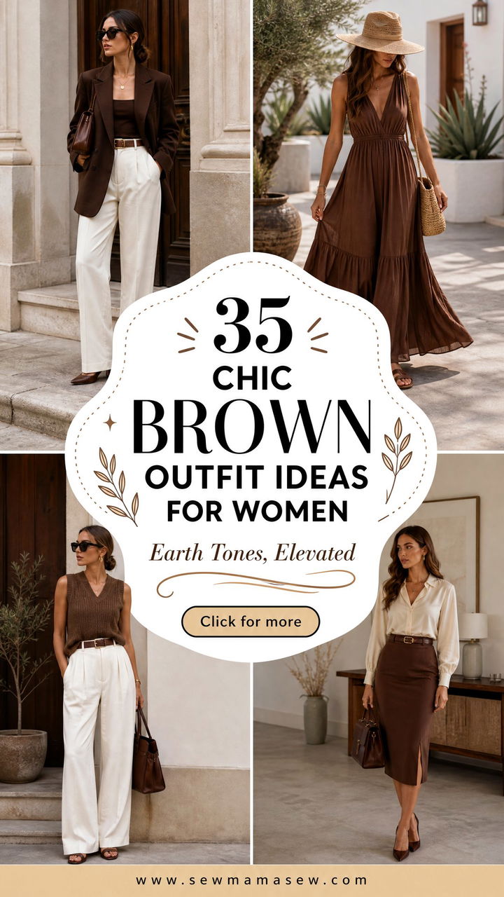 35 Chic Brown Outfit Ideas for Women to Try - 35 Chic Brown Outfit Ideas for Women to Try