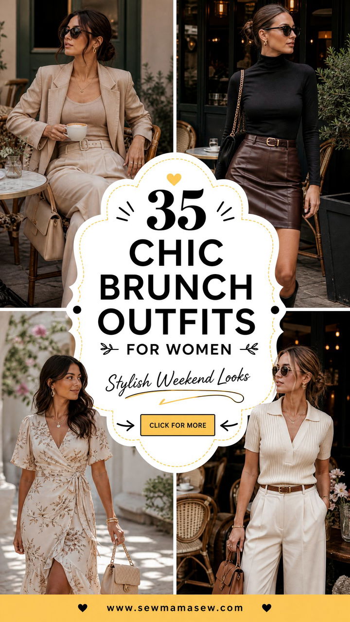 35 Chic Brunch Outfits for Women Stylish Weekend Looks - 35 Chic Brunch Outfits for Women: Stylish Weekend Looks