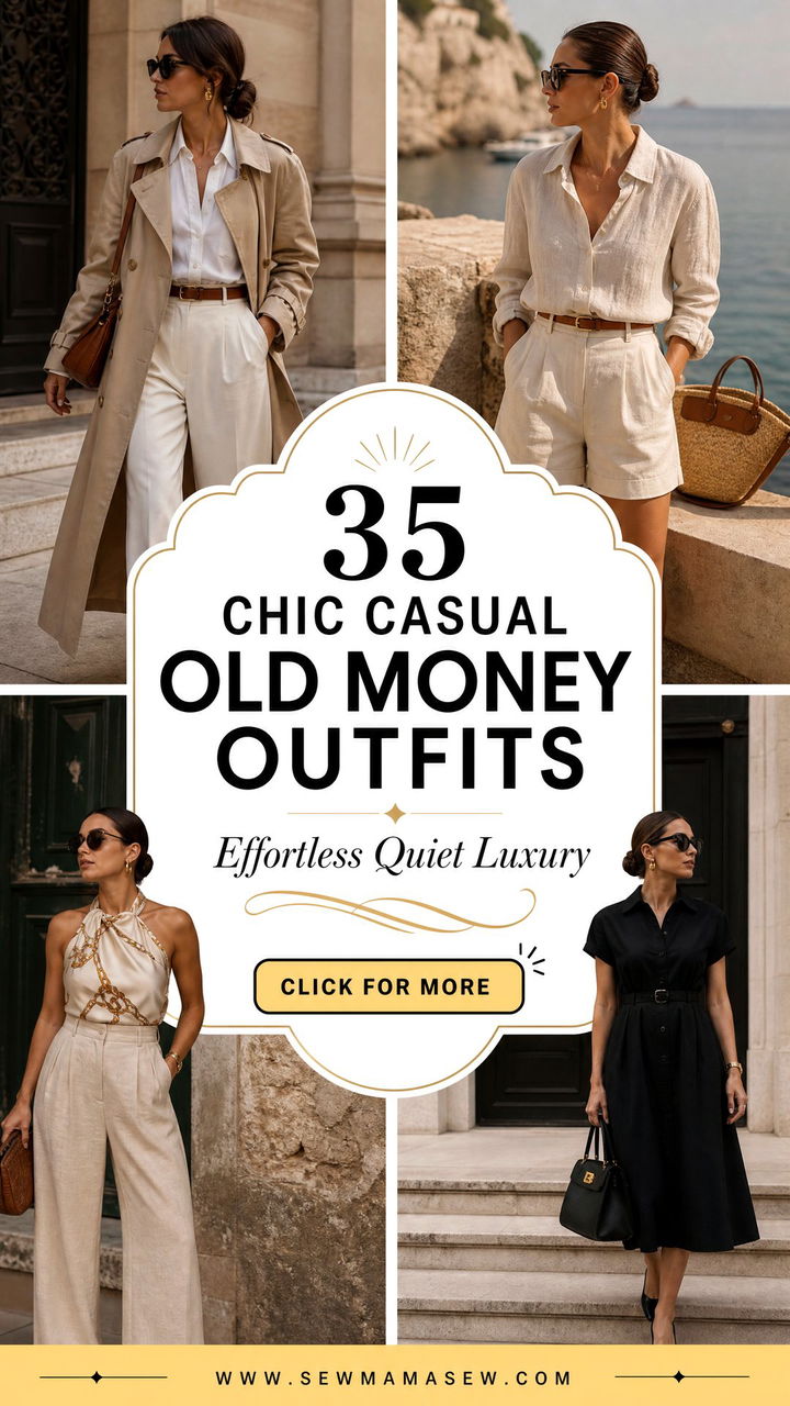 35 Chic Casual Old Money Outfits for Effortless Style - 35 Chic Casual Old Money Outfits for Effortless Style