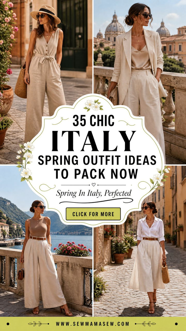35 Chic Italy Spring Outfit Ideas to Pack Now - 35 Chic Italy Spring Outfit Ideas to Pack Now