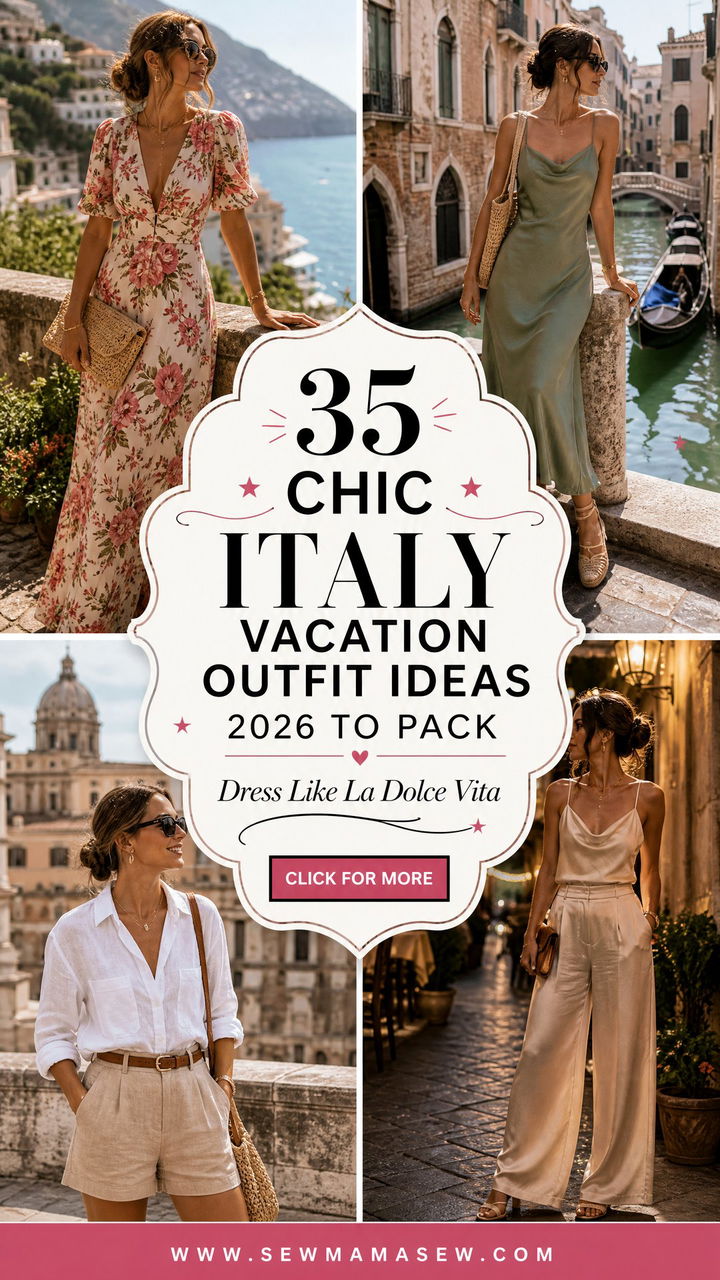 35 Chic Italy Vacation Outfit Ideas 2026 to Pack - 35 Chic Italy Vacation Outfit Ideas 2026 to Pack