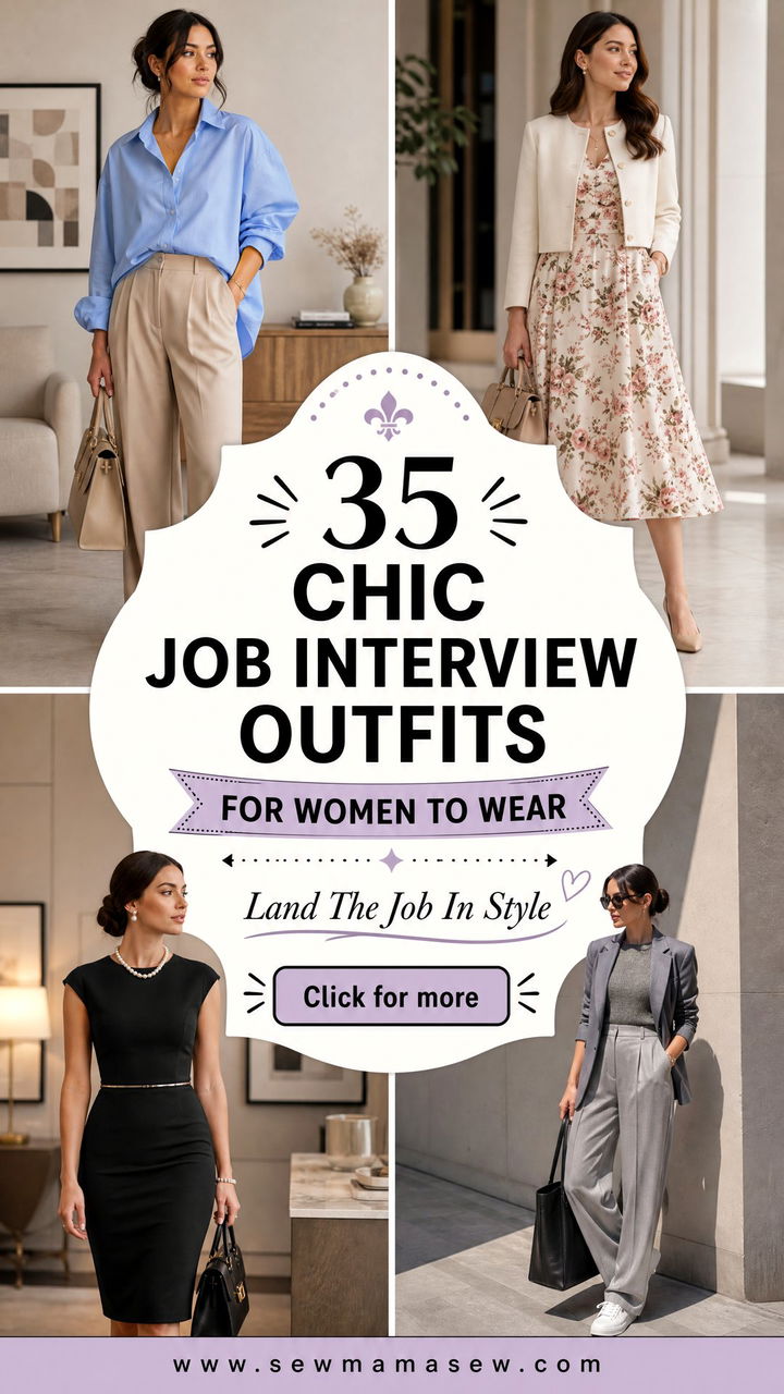 35 Chic Job Interview Outfits for Women to Wear - 35 Chic Job Interview Outfits for Women to Wear