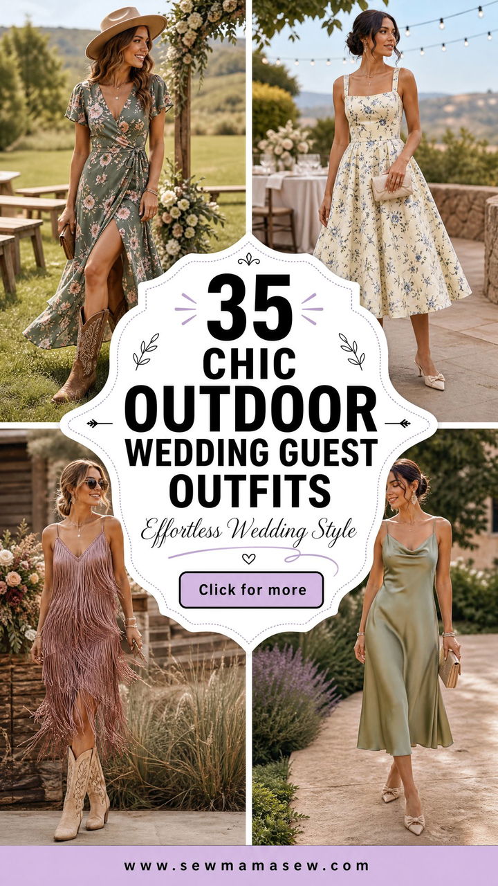 35 Chic Outdoor Wedding Guest Outfits Youll Love - 35 Chic Outdoor Wedding Guest Outfits You'll Love