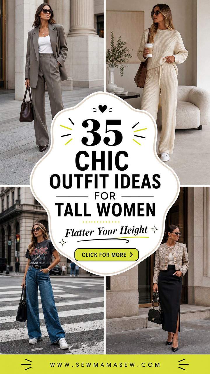 35 Chic Outfit Ideas for Tall Women to Flatter Height - 35 Chic Outfit Ideas for Tall Women to Flatter Height