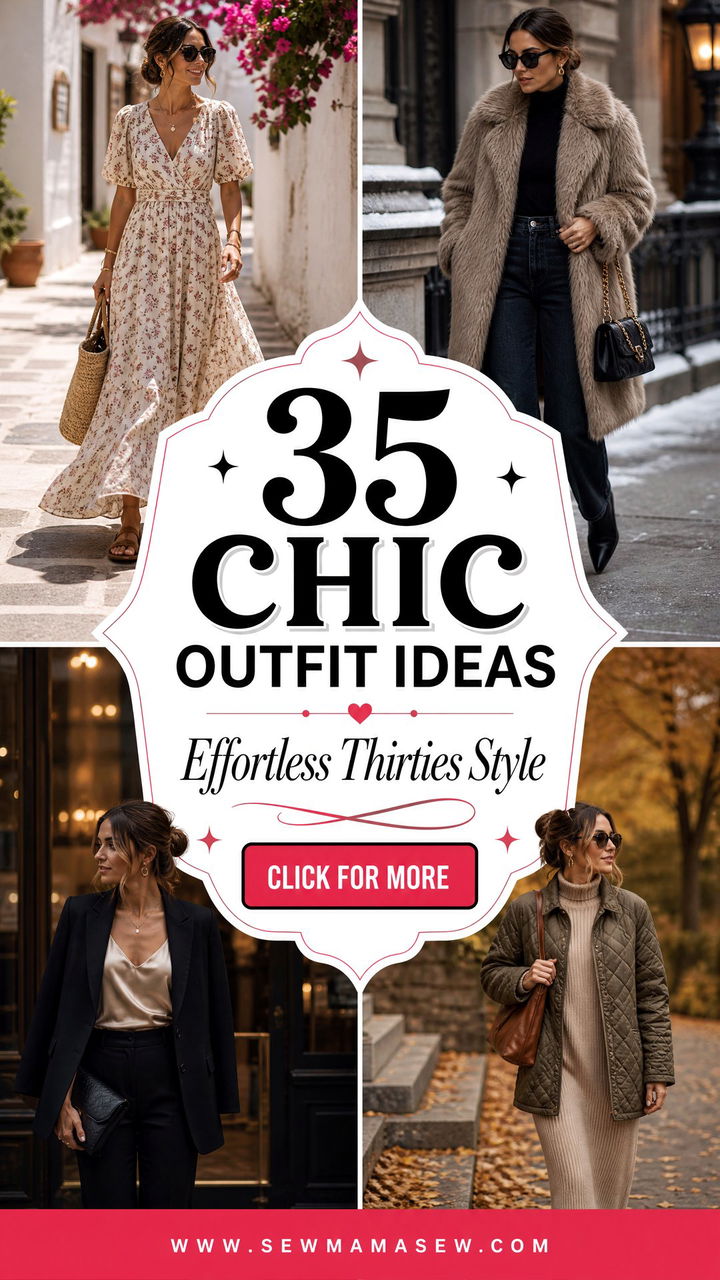 35 Chic Outfit Ideas for Women in Their 30s - 35 Chic Outfit Ideas for Women in Their 30s