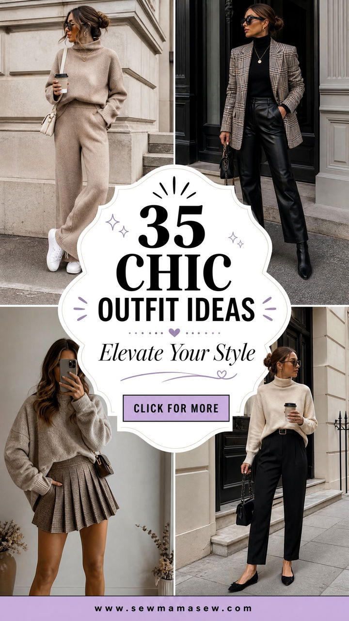 35 Chic Outfit Ideas for Women to Elevate Your Style - 35 Chic Outfit Ideas for Women to Elevate Your Style