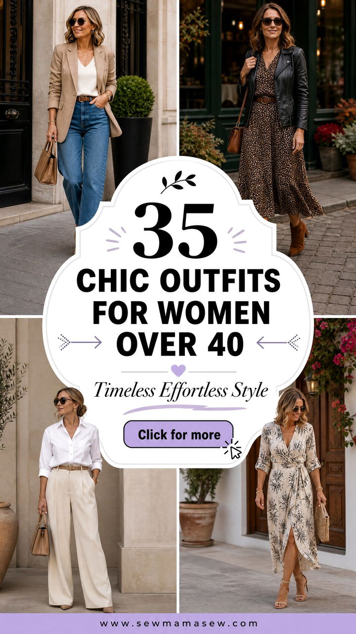 35 Chic Outfits for Women Over 40 Timeless Style - 35 Chic Outfits for Women Over 40: Timeless Style