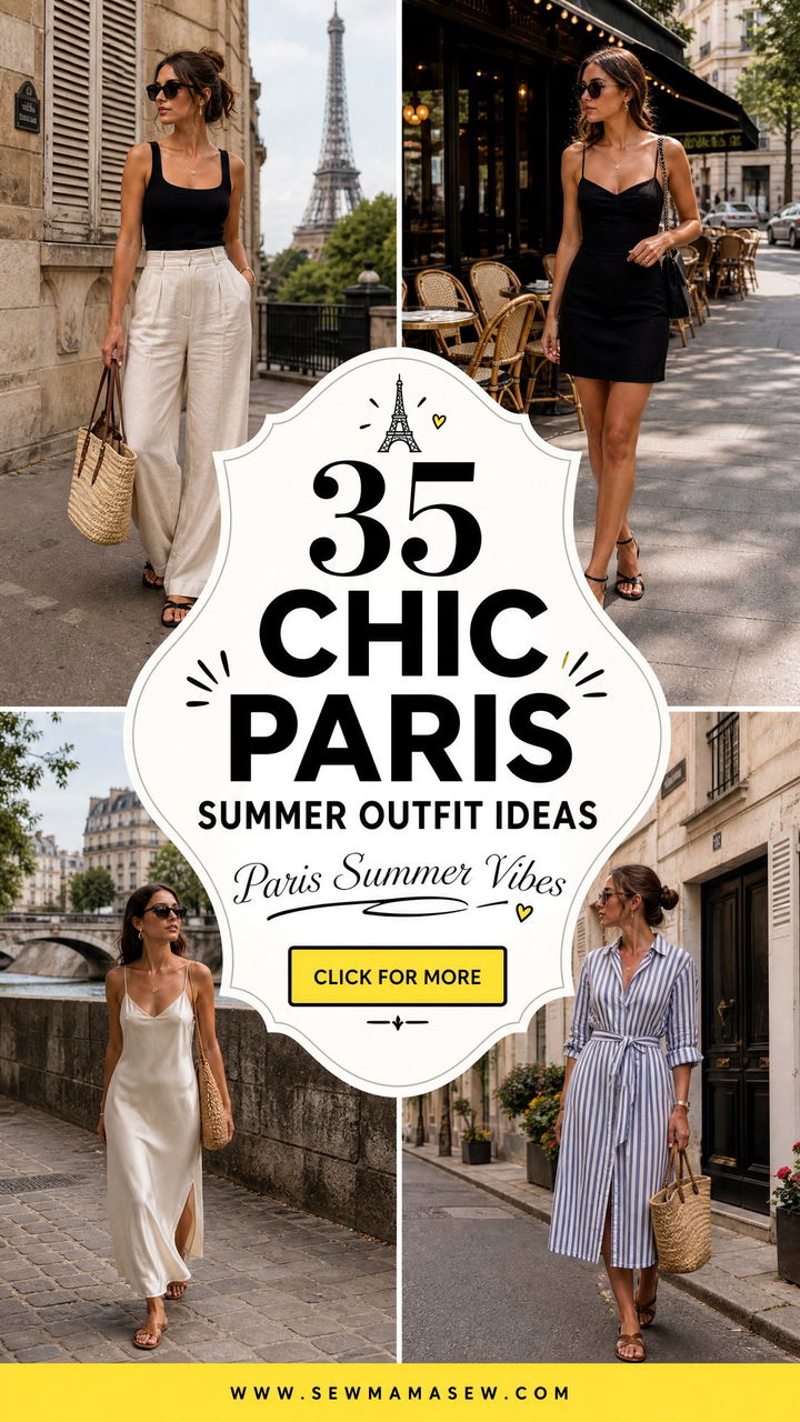 35 Chic Paris Summer Outfit Ideas to Steal Now - 35 Chic Paris Summer Outfit Ideas to Steal Now