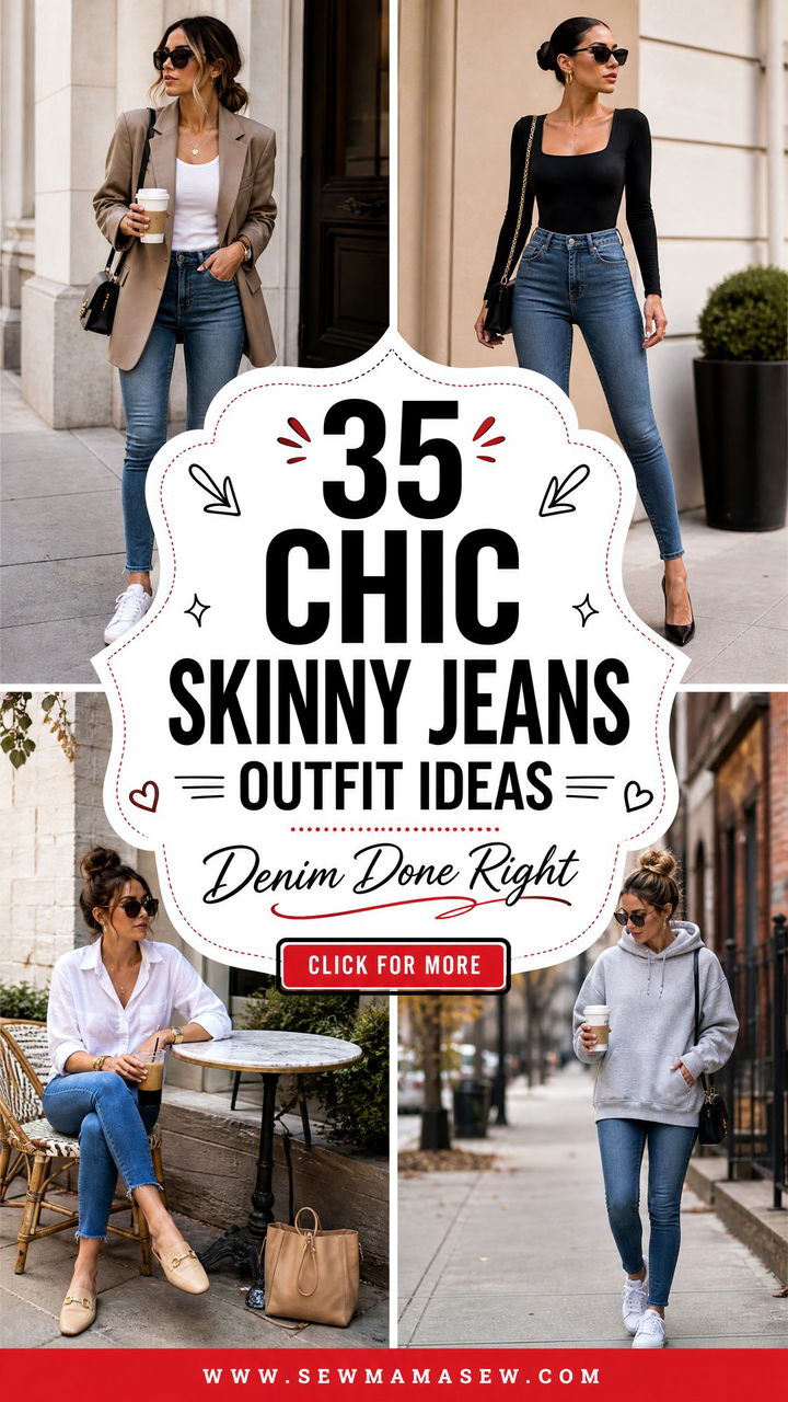 35 Chic Skinny Jeans Outfit Ideas for Every Occasion - 35 Chic Skinny Jeans Outfit Ideas for Every Occasion