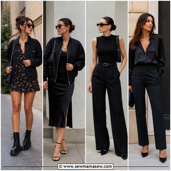 35 Chic Spring Outfits in Black to Style Right Now