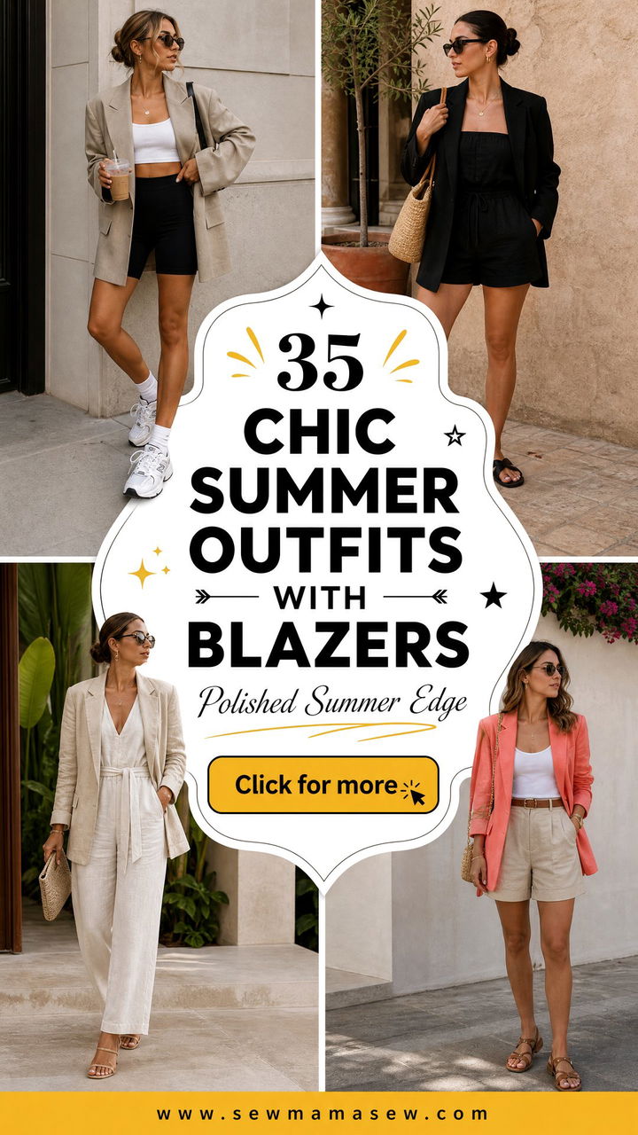 35 Chic Summer Outfits With Blazers to Try Now - 35 Chic Summer Outfits With Blazers to Try Now