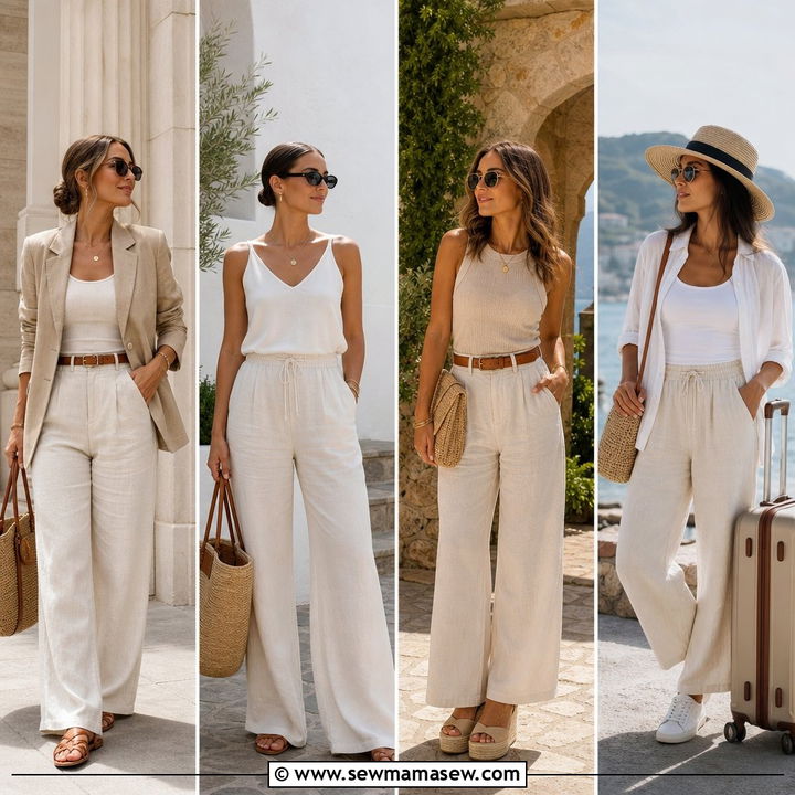 35 Chic Summer Outfits With Linen Pants for 2025