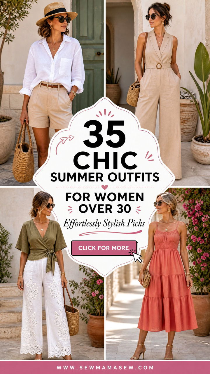 35 Chic Summer Outfits for Women Over 30 to Try Now - 35 Chic Summer Outfits for Women Over 30 to Try Now
